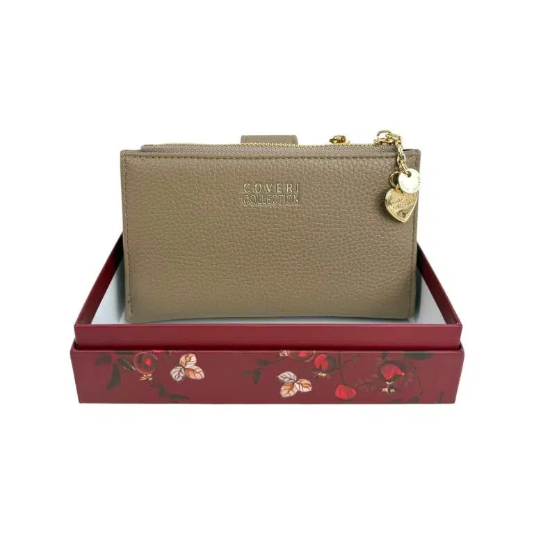 Cartera Sintética de Mujer Coveri Collection con Caja, Bolsillo Interno y Espacio para Tarjetas - Imagen 5