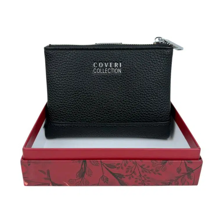 Monedero Sintético Coveri Collection de Mujer con Caja y Tarjetero Extraíble - Imagen 2