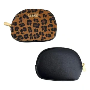 Monedero Sintético Coveri Collection con Diseño Animal Print y Cierre de Cremallera para Mujer