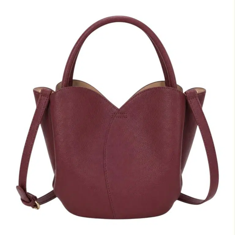 Bolso de Mano Sintético de Mujer con Forma Original y Bolsito Extra con Cremallera - Imagen 5