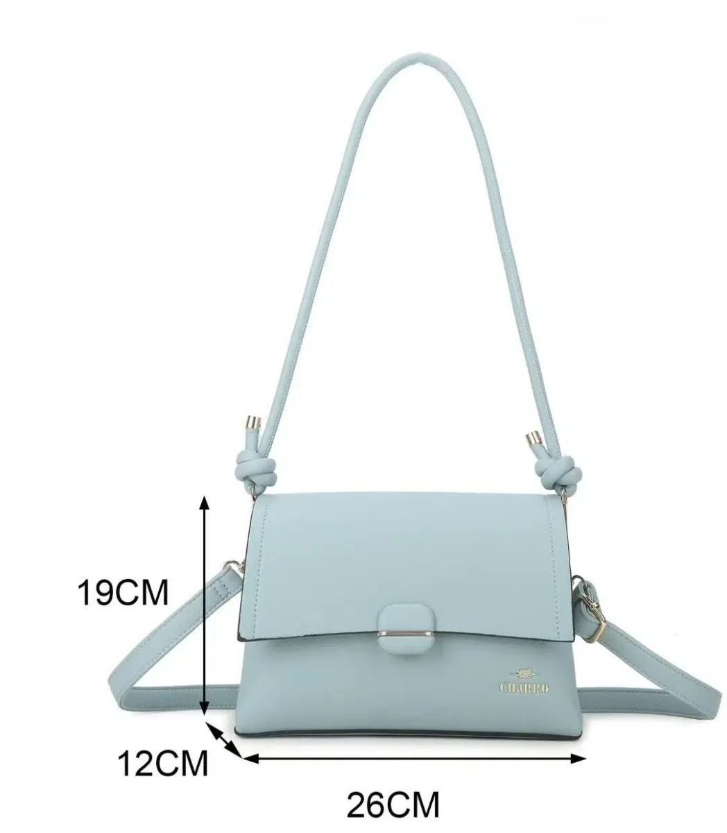 Bolso de Hombro Sintético Charro para Mujer con Solapa y 2 Compartimentos Interiores - Imagen 2