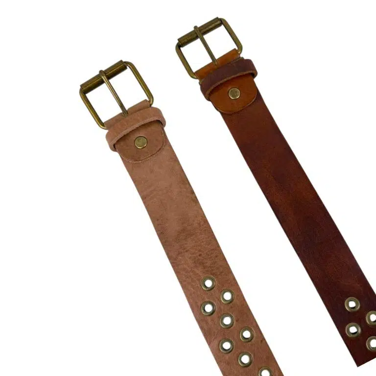 Cinturón Artesanal Exclusivo en Piel con Muchos Agujeros Ideal para Mujer - Imagen 5