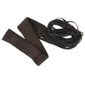 Cinturón para Mujer de Ante Italiano con Flecos sin Hebilla