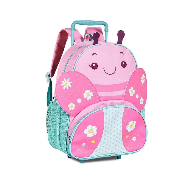 Mochila Escolar de Ruedas con Diseño Infantil de Bichos, Gran Calidad y Preciosos Colores - Imagen 5