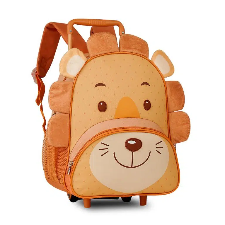 Mochila Escolar de Ruedas con Diseño Infantil Zoo y Preciosos Detalles - Imagen 5