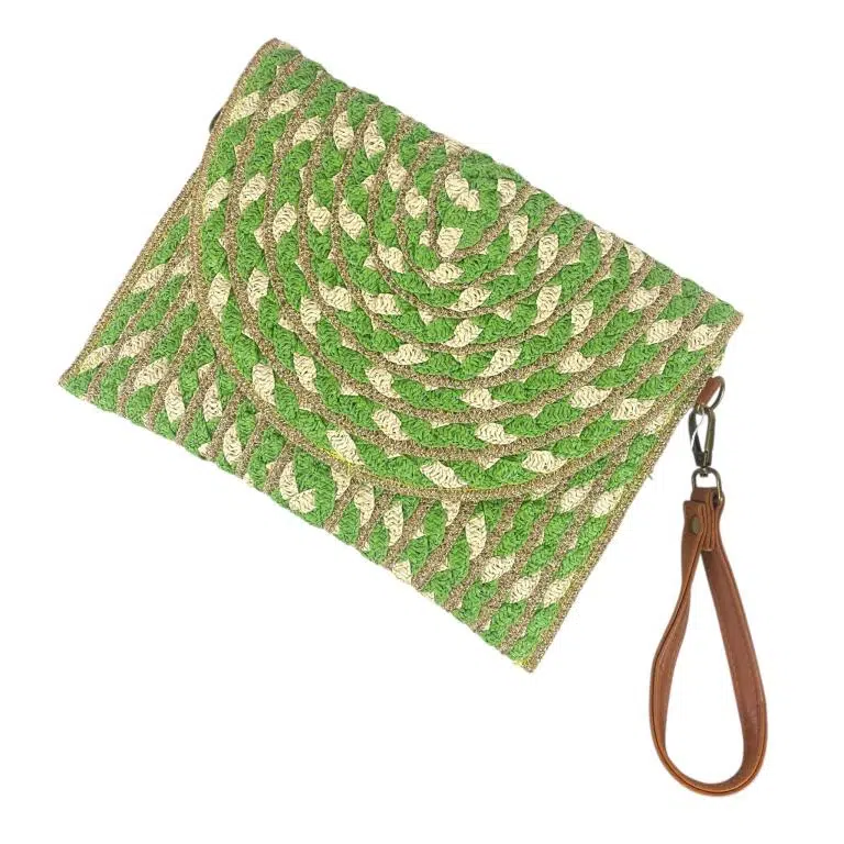 Bolso Bandolera de Papel Tipo Sobre para Mujer con Solapa de Botón, Cierre de Cremallera y Bonito Diseño - Imagen 6