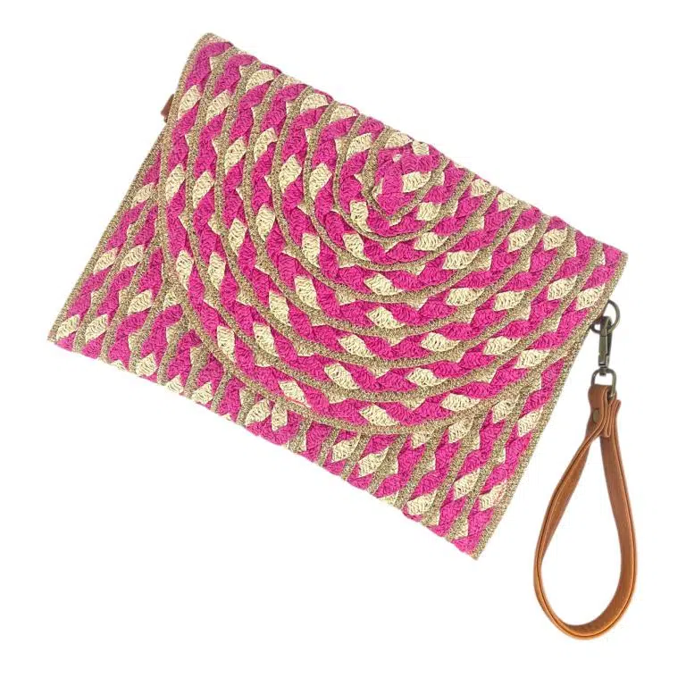 Bolso Bandolera de Papel Tipo Sobre para Mujer con Solapa de Botón, Cierre de Cremallera y Bonito Diseño - Imagen 7