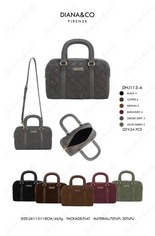 Bolso Maletín Sintético de Mujer Diana & Co Firenze con Frontal Trenzado y Estilo Serraje - Imagen 9
