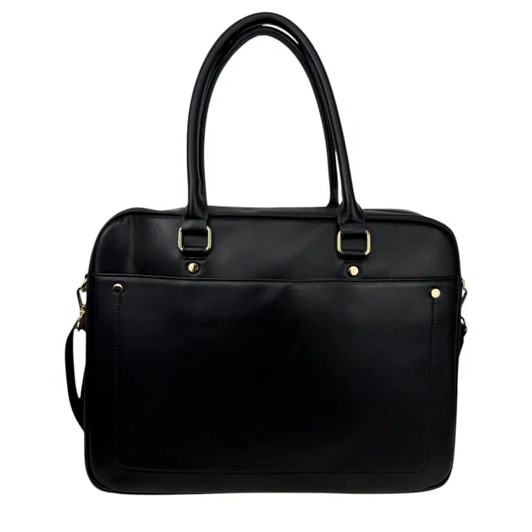Bolso Sintético de Gran Capacidad y Bolsillos Exteriores con Botón para Mujer - Imagen 4