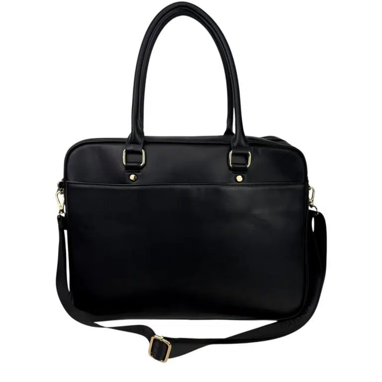 Bolso Sintético de Gran Capacidad y Bolsillos Exteriores con Botón para Mujer - Imagen 3