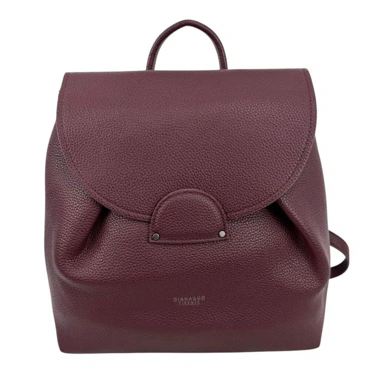Mochila Sintética de Gran Calidad Diana & Co Firenze con Solapa y Bolsillos Internos para Mujer - Imagen 5