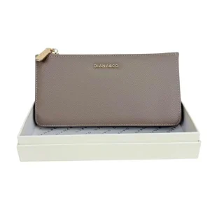 Cartera Larga Sintética Diana & Co Firenze con Caja y 3 Compartimentos para Mujer