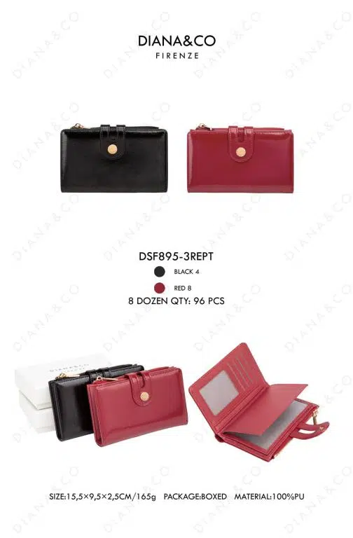 Cartera Sintética de Mujer Diana & Co Firenze con Gran Calidad y Espacio para Documentos - Imagen 5