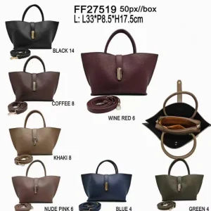 Bolso de Mano Sintético de Mujer con Diseño Original y Bolsito Cosido Interno