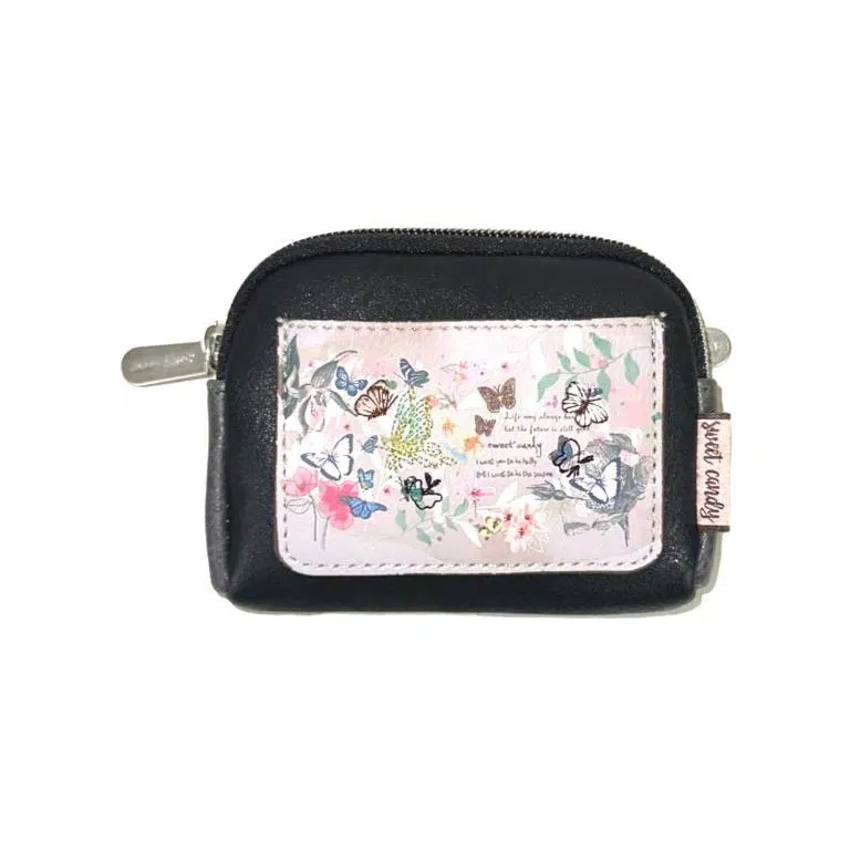 Monedero Compacto Diseño Mariposa Sweet Candy con Bolsillo Trasero para Mujer - Imagen 5