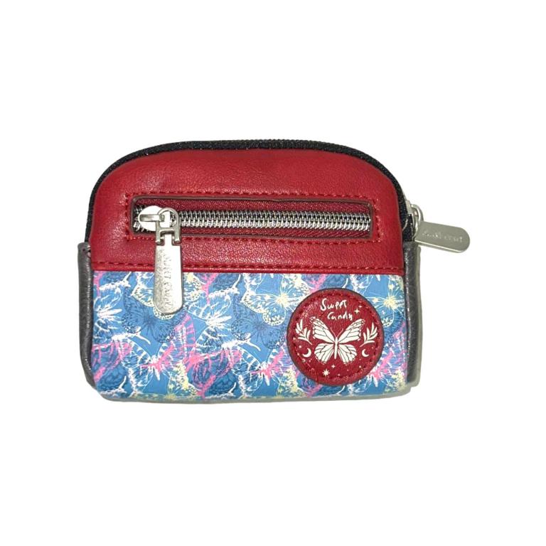 Monedero Compacto Diseño Mariposa Sweet Candy con Bolsillo Trasero para Mujer - Imagen 8