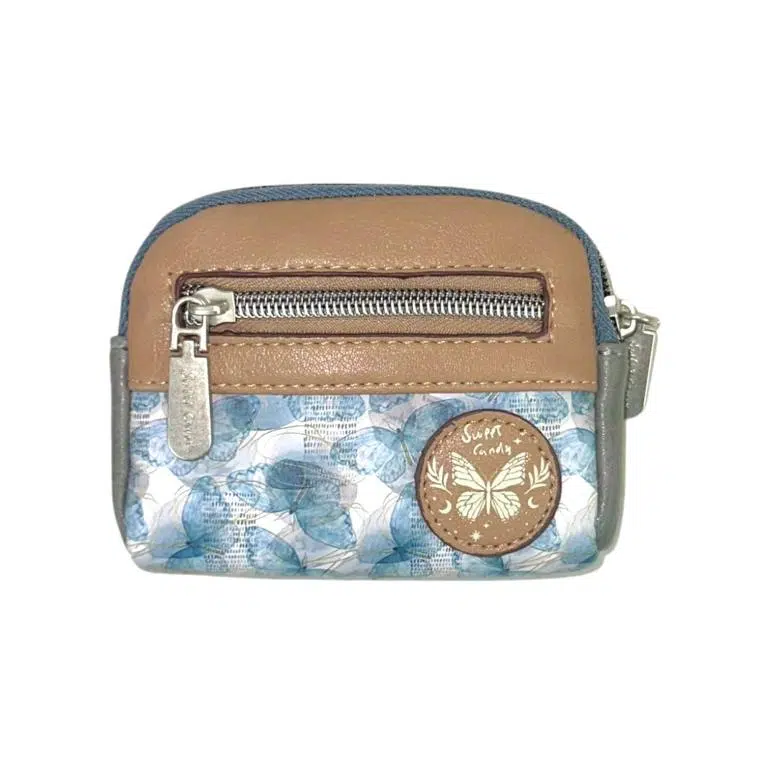 Monedero Compacto Diseño Mariposa Sweet Candy con Bolsillo Trasero para Mujer - Imagen 7