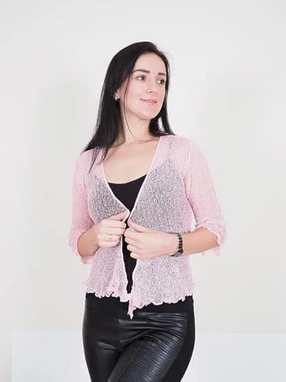 Chaqueta Mágica Elástica y Fina Premium de Gran Calidad para Mujer con Colores Lisos - Imagen 2