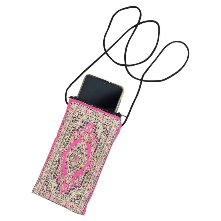 Práctica Funda Portamóvil para Colgar con Estampado y Cremallera - Imagen 4
