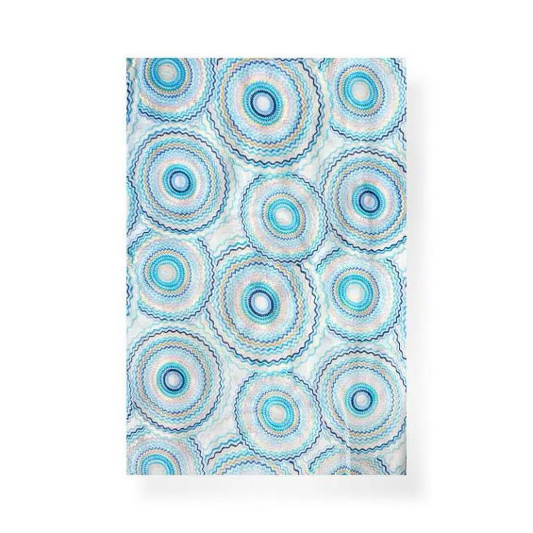 Amplia Bufanda de Algodón para Mujer con Diseño Circulos de Mandalas y Gran calidad - Imagen 5