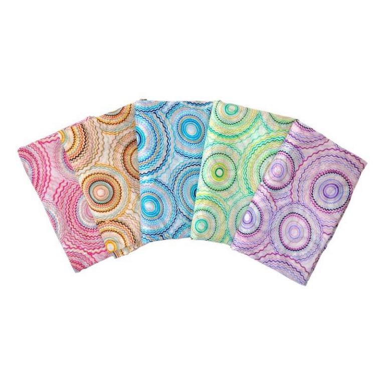 Amplia Bufanda de Algodón para Mujer con Diseño Circulos de Mandalas y Gran calidad - Imagen 3