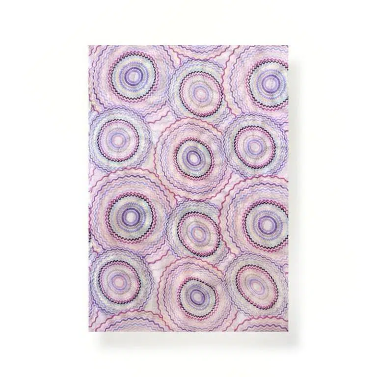 Amplia Bufanda de Algodón para Mujer con Diseño Circulos de Mandalas y Gran calidad - Imagen 2