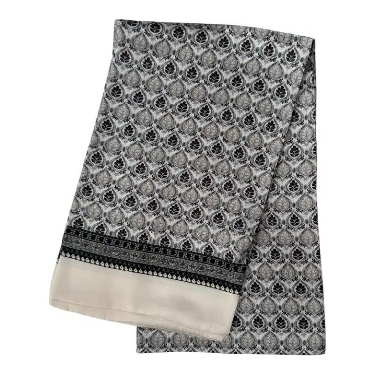 Pañuelo de Seda para Hombre con Bonito Diseño de Hojas y Gran Calidad