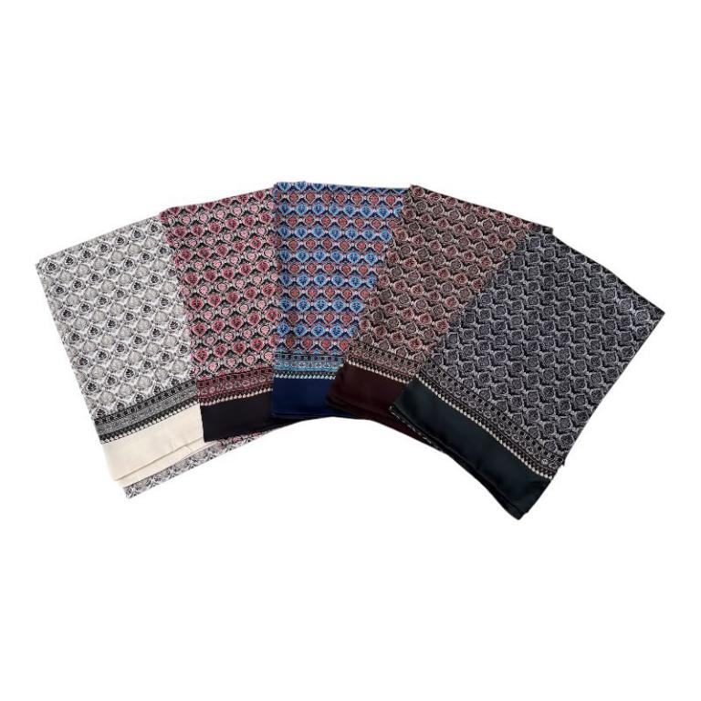 Pañuelo de Seda para Hombre con Bonito Diseño de Hojas y Gran Calidad - Imagen 8