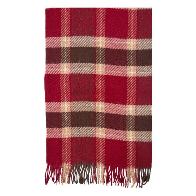 Bufanda de Lana para Mujer con Gran Calidad, Flecos Decorativos y Bonito Diseño - Imagen 4