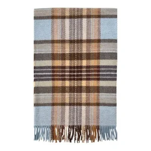 Bufanda de Lana para Mujer con Gran Calidad, Flecos Decorativos y Bonito Diseño