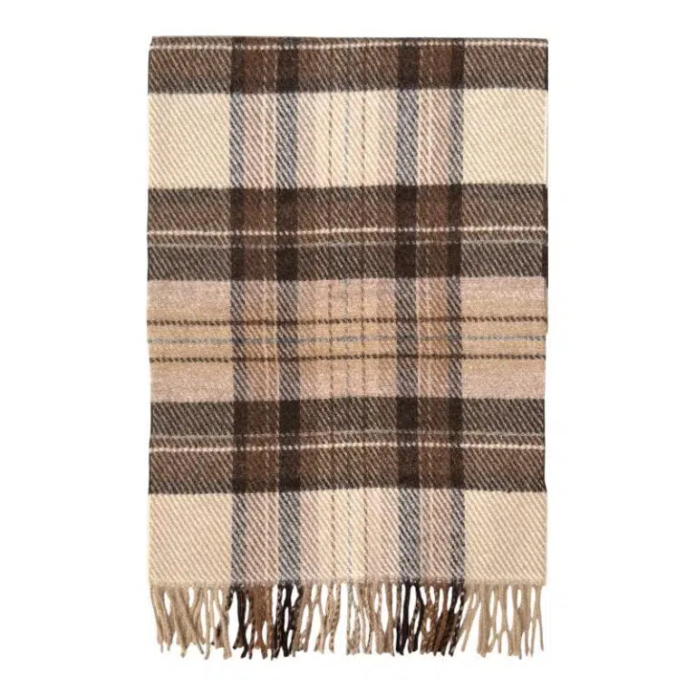 Bufanda de Lana para Mujer con Gran Calidad, Flecos Decorativos y Bonito Diseño - Imagen 6