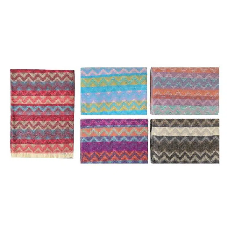 Bufanda de Lana para Mujer con Diseño multicolor, Gran Calidad y Estilo Original - Imagen 3