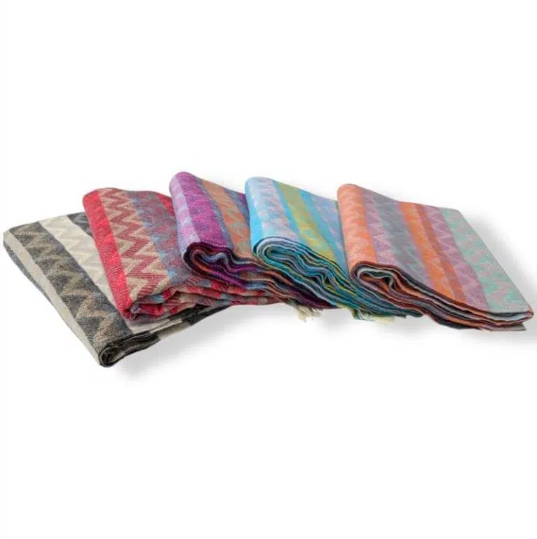 Bufanda de Lana para Mujer con Diseño multicolor, Gran Calidad y Estilo Original - Imagen 4