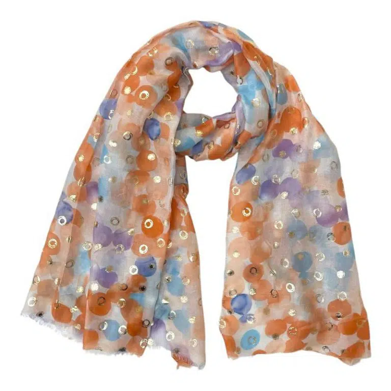 Bufanda de Algodón para Mujer con Preciosos Colores, Bonito Diseño y Gran Calidad - Imagen 5