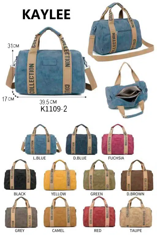 Práctico Bolso de viaje/deporte Sintético de 39 cm Unisex Muy Resistente - Imagen 2