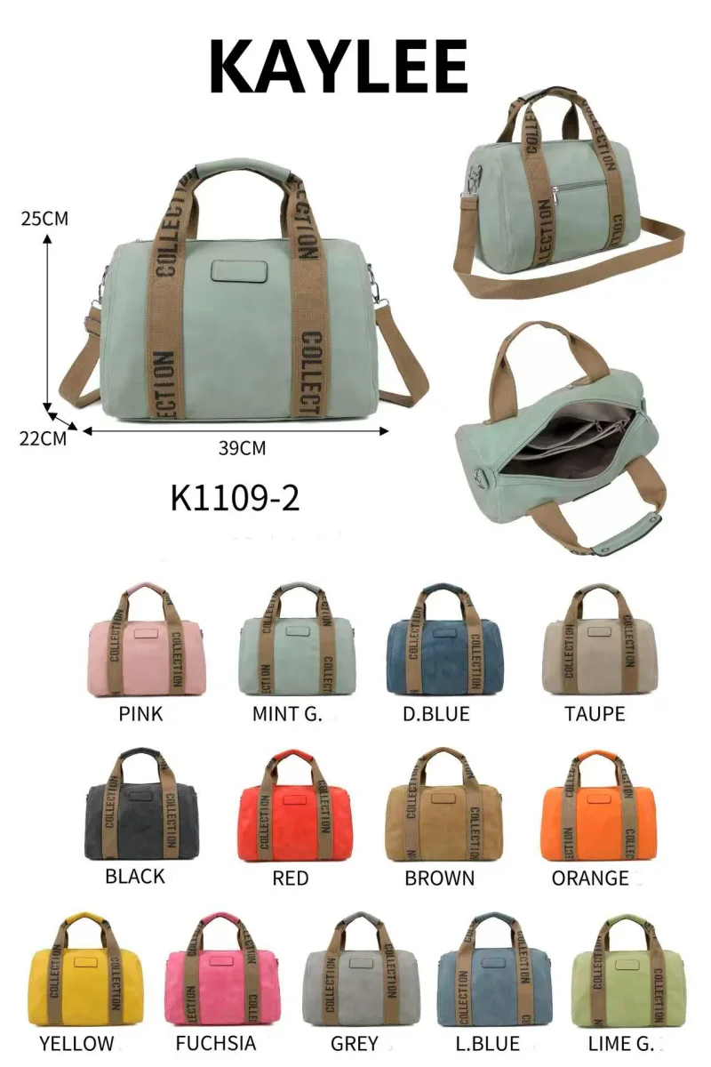 Práctico Bolso de viaje/deporte Sintético de 39 cm Unisex Muy Resistente - Imagen 3