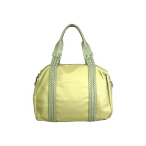 Bolso de Mano Sintético para Mujer con Bolsillo Trasero, Cremallera y Gran Capacidad