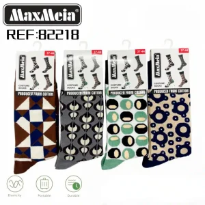 Calcetines Largos Unisex Elásticos y Duraderos de Algodón con Bonitos Colores y Diseños