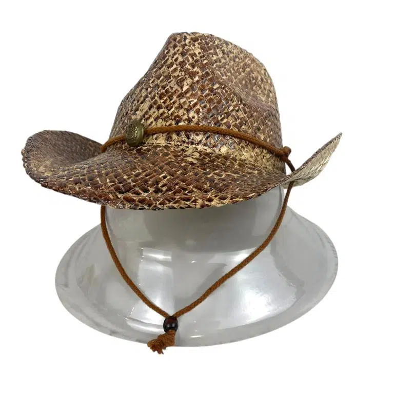 Sombrero tipo Western Cowboy en Hierba 100% para Mujer con Cordón Ajustable y Gran Calidad - Imagen 7