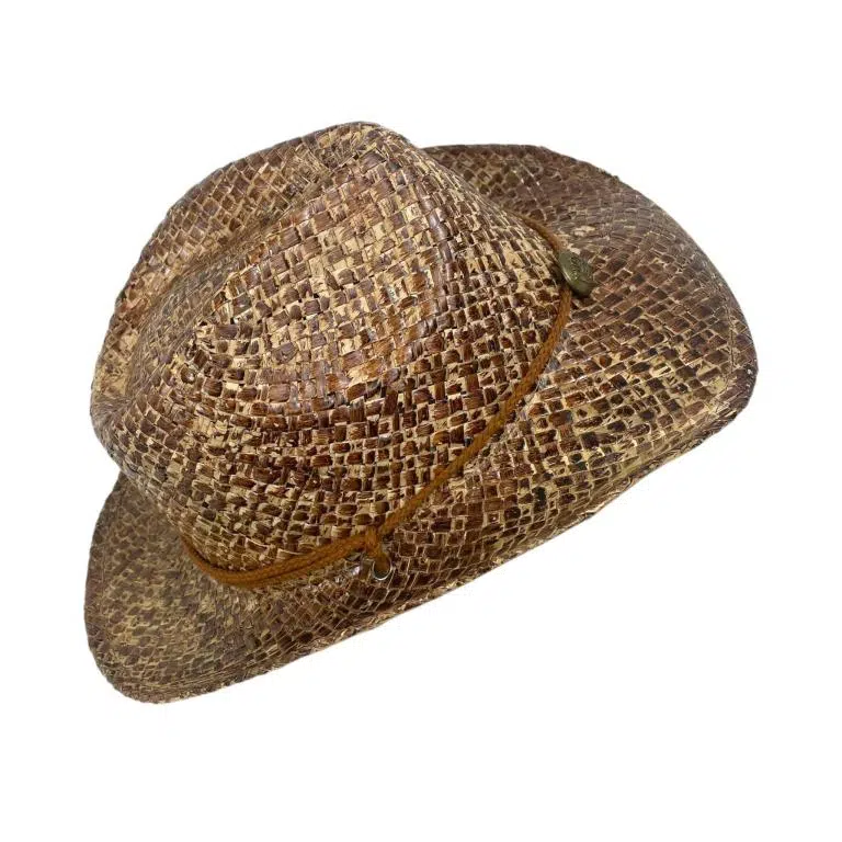Sombrero tipo Western Cowboy en Hierba 100% para Mujer con Cordón Ajustable y Gran Calidad - Imagen 4