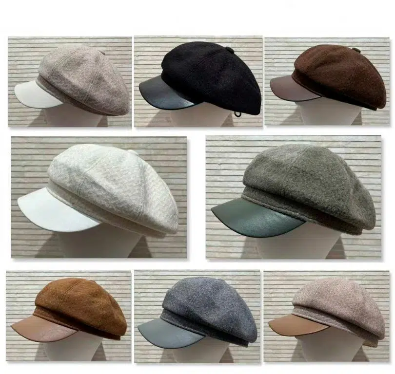 Gorra de Lana Unisex con Colores Lisos, Talla Única y Gran Calidad