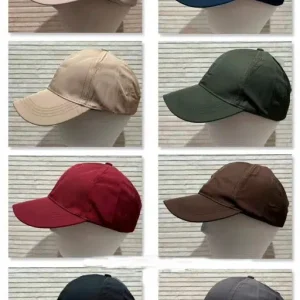 Gorra de Nylon Unisex con Colores Lisos, Talla Única y Bonito Diseño
