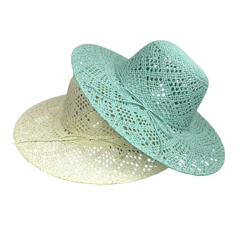 Sombrero de Papel y Algodón con Ala Ancha, Lazo Decorativo y Talla Única para Mujer - Imagen 7