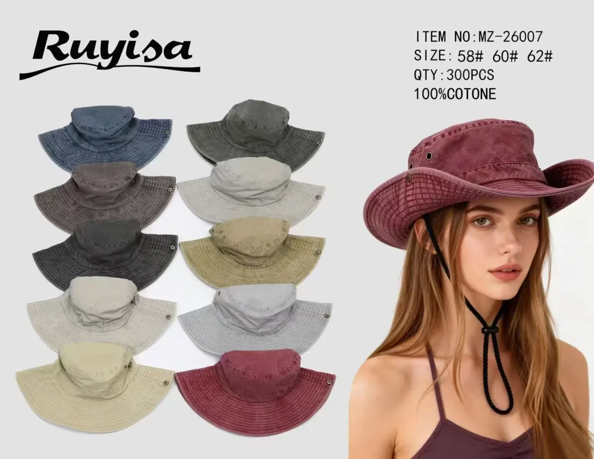 Sombrero Ajustable de Algodón para Mujer con Cuerda y Gran Calidad - Imagen 2