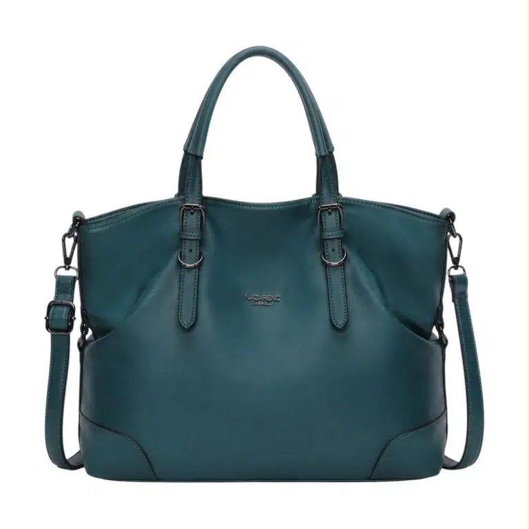 Bolso de Hombro Shopper en Nylon para Mujer Nazareno Gabrielli con 2 Asas Ajustables - Imagen 7