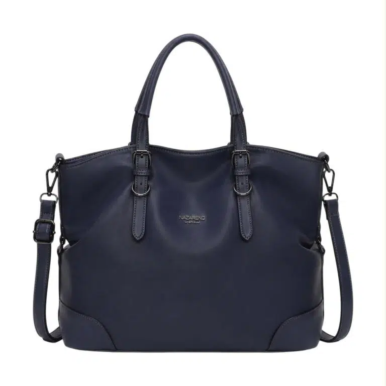 Bolso de Hombro Shopper en Nylon para Mujer Nazareno Gabrielli con 2 Asas Ajustables - Imagen 5
