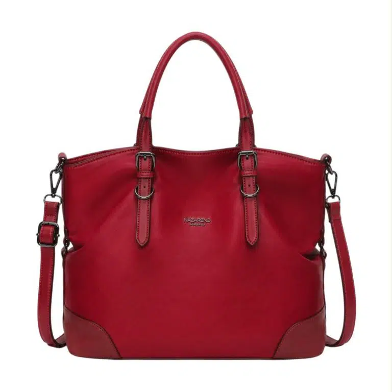 Bolso de Hombro Shopper en Nylon para Mujer Nazareno Gabrielli con 2 Asas Ajustables - Imagen 3