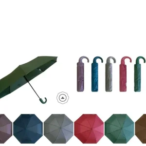 Bonito Paraguas con Funda y Diseño Clásico con Colores Lisos