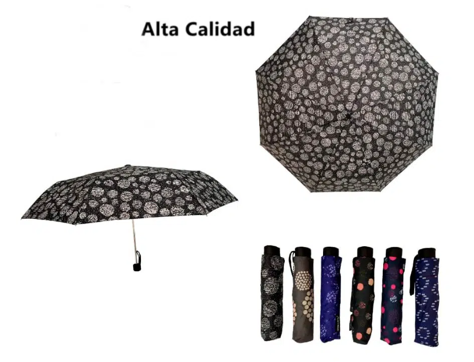 Bonito Paraguas de Mujer con Alta Calidad, Mango Antideslizante y Resistencia al Viento