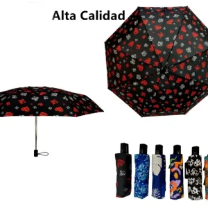 Bonito Paraguas de Mujer con Alta Calidad, Original Diseño y Mango Antideslizante